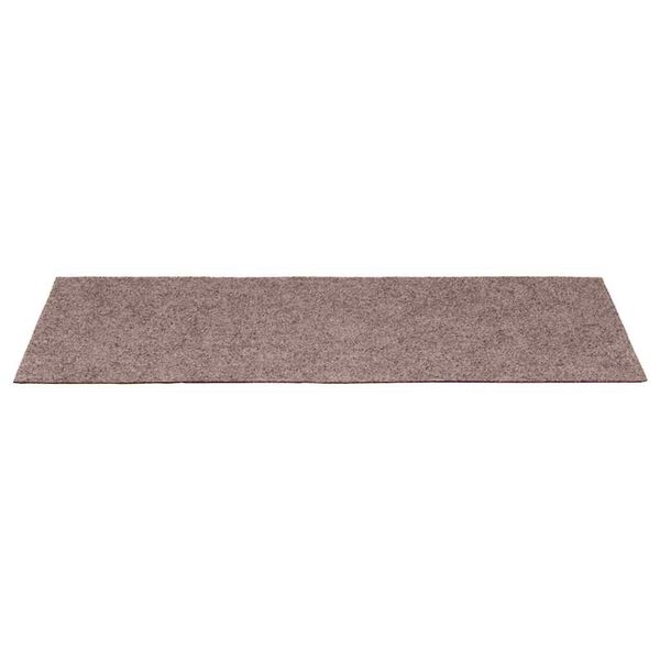 vidaXL Πατάκια Σκάλας 15 τεμ. Κρέμα 65x21x4 εκ. Βελονιασμένο Ύφασμα