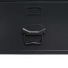 vidaXL Ντουλάπα με Βιομηχανικό Στιλ Μαύρη 90 x 40 x 180 εκ. Μεταλλική
