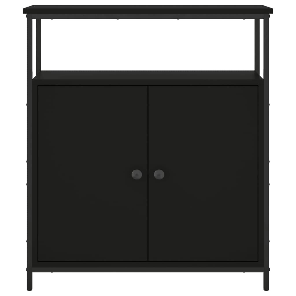 vidaXL Ντουλάπι Μαύρο 70 x 30 x 80 εκ. από Επεξεργασμένο Ξύλο
