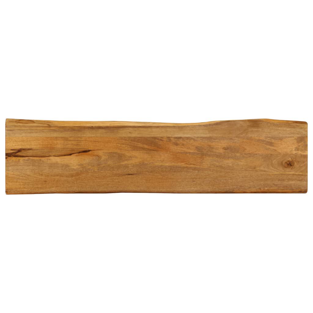 vidaXL Επιφάνεια Τραπεζιού 180x40x2,5 εκ. Live Edge Μασίφ Ξύλο Μάνγκο