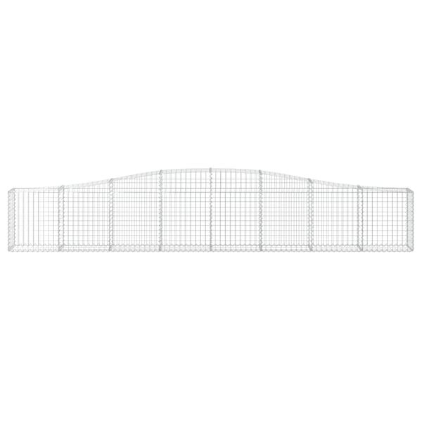 vidaXL Συρματοκιβώτια Τοξωτά 20 τεμ. 400x30x60/80 εκ. Γαλβαν. Ατσάλι