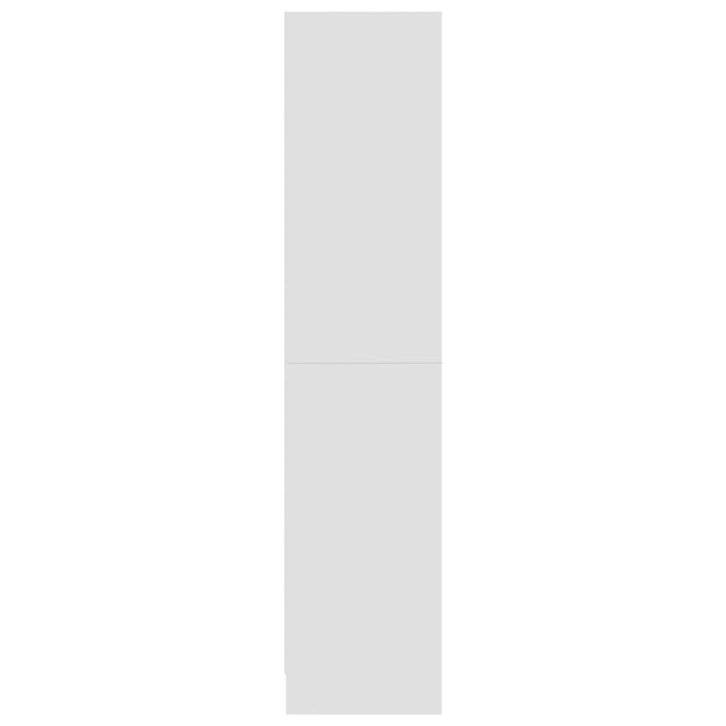vidaXL Βιβλιοθήκη με 3 Ράφια Λευκή 60x24x109 εκ. Επεξεργασμένο Ξύλο
