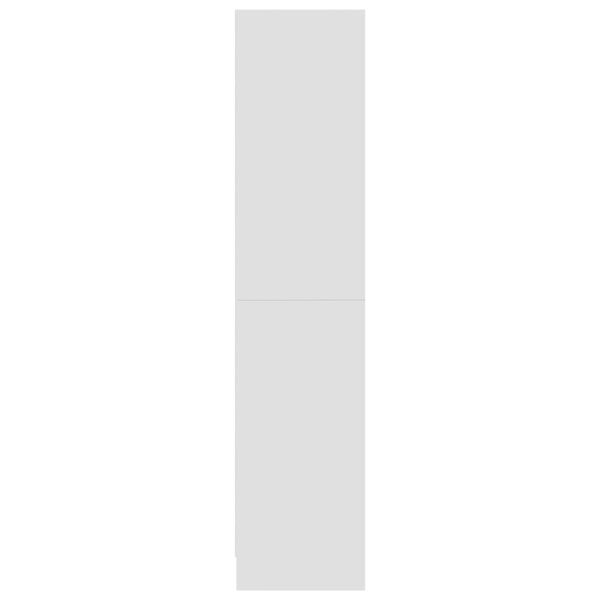 vidaXL Βιβλιοθήκη με 3 Ράφια Λευκή 60x24x109 εκ. Επεξεργασμένο Ξύλο