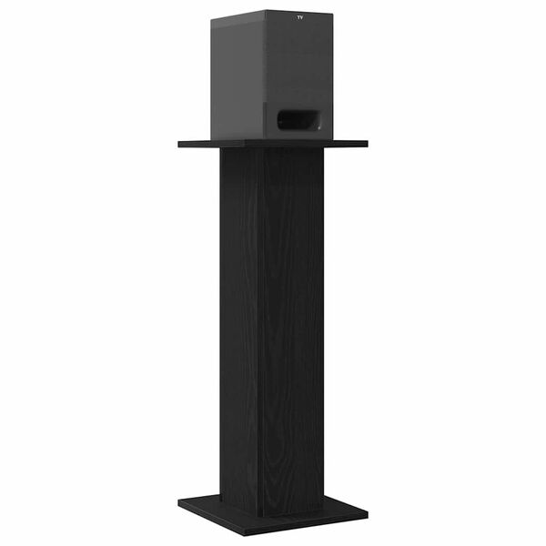 vidaXL Βάσεις Ηχείων 2 pcs Μαύρη δρυς 30 x 30 x 80 cm