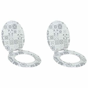 vidaXL &Kappa;&alpha;&lambda;ύ&mu;&mu;&alpha;&tau;&alpha; &Lambda;&epsilon;&kappa;ά&nu;&eta;&sigmaf; &mu;&epsilon; Soft Close 2 &tau;&epsilon;&mu;. &Sigma;&chi;έ&delta;&iota;&omicron; &Pi;&omicron;&rho;&sigma;&epsilon;&lambda;ά&nu;&eta; &alpha;&pi;ό MDF