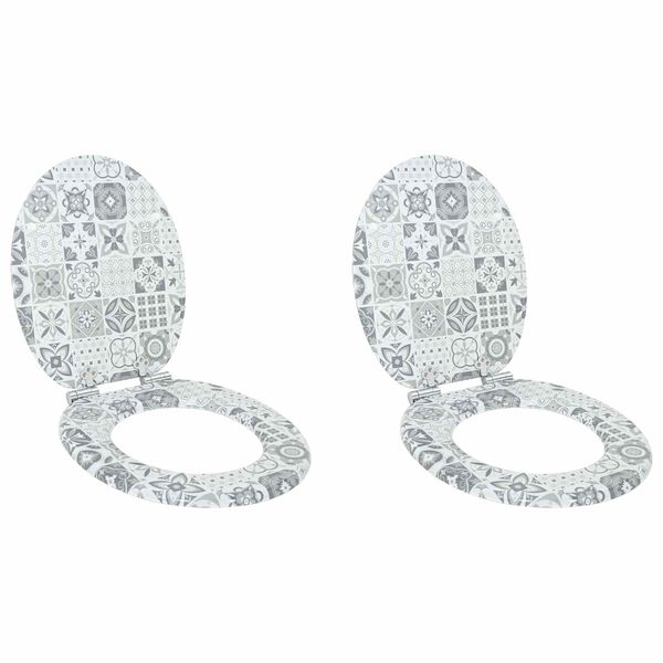 vidaXL &Kappa;&alpha;&lambda;ύ&mu;&mu;&alpha;&tau;&alpha; &Lambda;&epsilon;&kappa;ά&nu;&eta;&sigmaf; &mu;&epsilon; Soft Close 2 &tau;&epsilon;&mu;. &Sigma;&chi;έ&delta;&iota;&omicron; &Pi;&omicron;&rho;&sigma;&epsilon;&lambda;ά&nu;&eta; &alpha;&pi;ό MDF