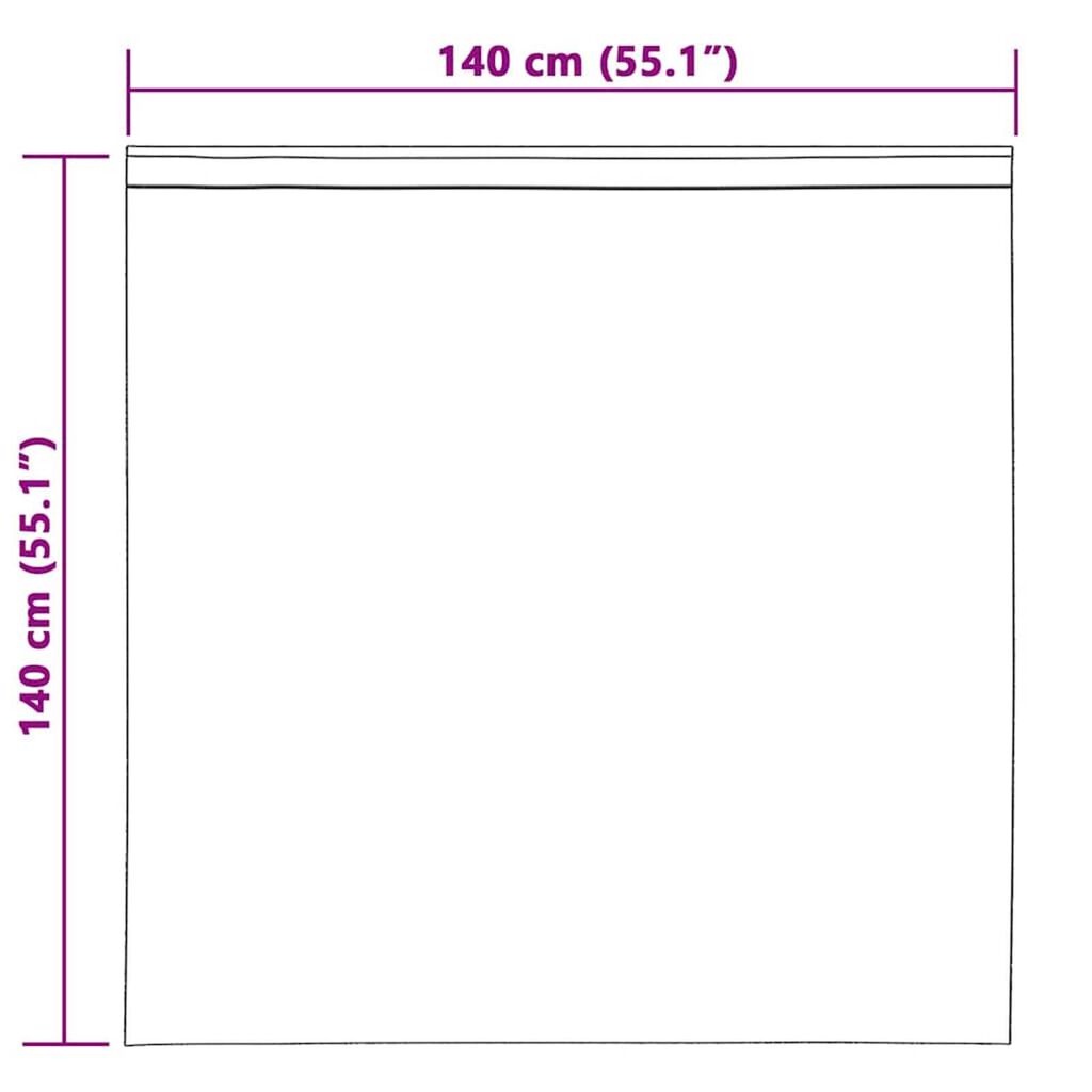 vidaXL Κουρτίνες με κουρτίνες 2 pcs Κρεμ Πολυεστέρας
