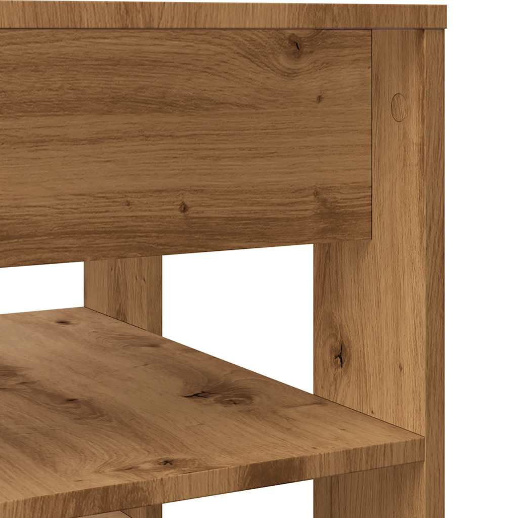 vidaXL Τραπεζάκι σαλονιού Artisan Oak 55,5x55x45cm Κατασκευασμένο ξύλο