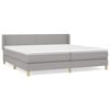 vidaXL &Kappa;&rho;&epsilon;&beta;ά&tau;&iota; Boxspring &mu;&epsilon; &Sigma;&tau;&rho;ώ&mu;&alpha; &Alpha;&nu;&omicron;&iota;&chi;&tau;ό &Gamma;&kappa;&rho;&iota; 200x200 &epsilon;&kappa;. &Upsilon;&phi;&alpha;&sigma;&mu;ά&tau;&iota;&nu;&omicron;