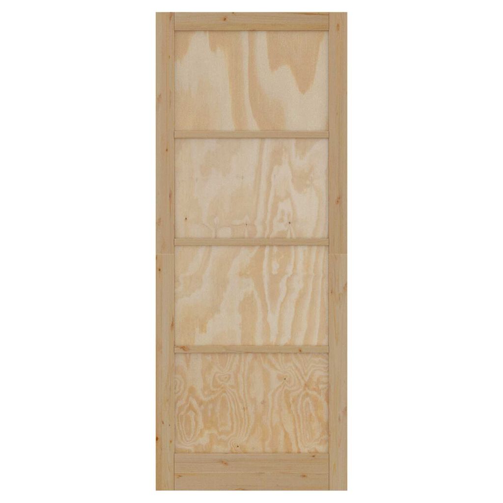 vidaXL Εσωτερική Πόρτα "ORKDAL" 83x232x4 cm Στερεό Ξύλο Πεύκου