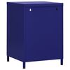 vidaXL Κομοδίνα 2 τεμ. Ναυτικό Μπλε 35 x 35 x 51 εκ. Ατσάλινα