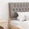 vidaXL Ταπετσαρισμένο κεφαλάρι Taupe 100 cm Στερεά ξυλεία πεύκου