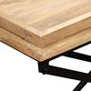 vidaXL Κονσόλα Τραπέζι 130 x 40 x 80 εκ. από Μασίφ Ξύλο Μάνγκο