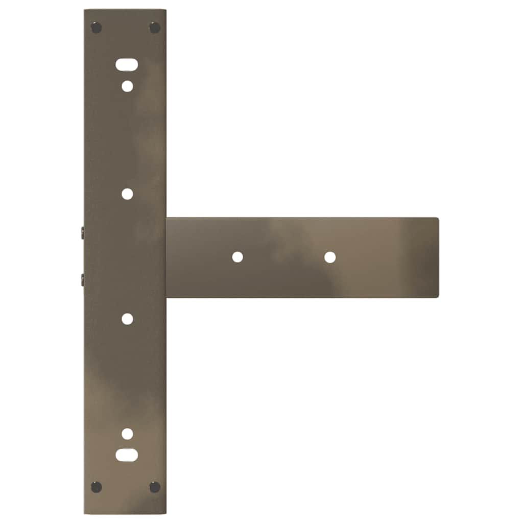 vidaXL Πόδια τραπεζιού μπαρ σχήμα T 2 τεμ. 40x35x(100-101) εκ. Ατσάλι