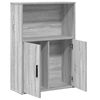 vidaXL Βιβλιοθήκη Γκρι Sonoma 60x24x85 εκ. από Επεξεργασμένο Ξύλο