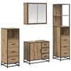 vidaXL &Sigma;&epsilon;&tau; &Epsilon;&pi;ί&pi;&lambda;&omega;&nu; &Mu;&pi;ά&nu;&iota;&omicron;&upsilon; 4 pcs Artisan Oak &Epsilon;&pi;&epsilon;&xi;&epsilon;&rho;&gamma;&alpha;&sigma;&mu;έ&nu;&omicron; &xi;ύ&lambda;&omicron;