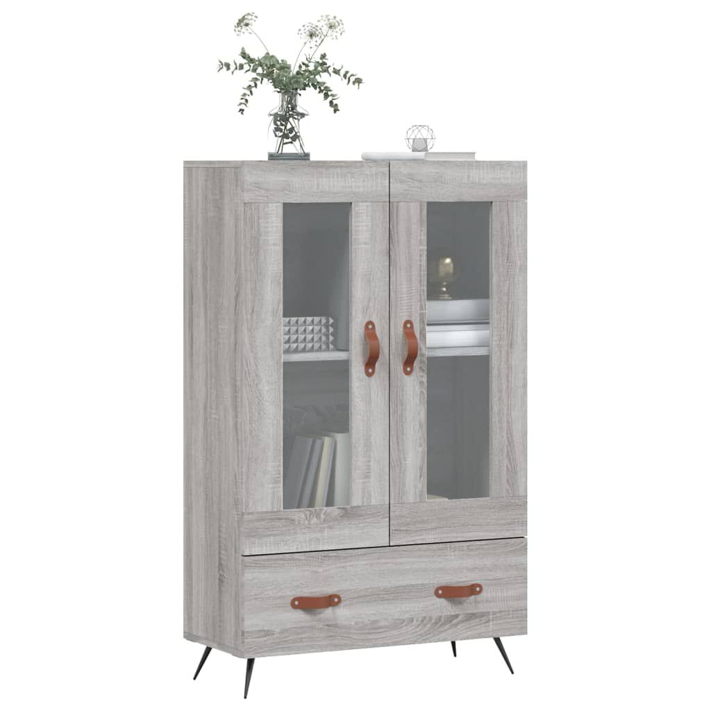 vidaXL Ντουλάπα Γκρι Sonoma 69,5 x 31 x 115 εκ. από Επεξεργασμένο Ξύλο