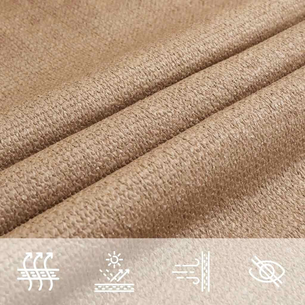vidaXL Πανί Σκίασης Taupe 3 x 4 x 4 μ. από HDPE 160 γρ./μ²