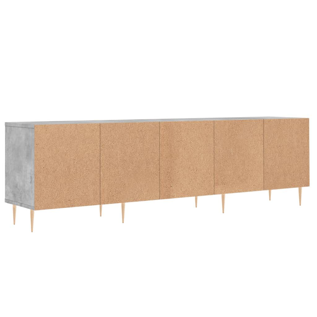 vidaXL Έπιπλο Τηλεόρασης Γκρι Σκυρ. 150x30x44,5 εκ. Επεξ. Ξύλο