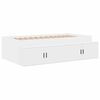 vidaXL Κρεβάτι με αποθηκευτικό χώρο Λευκό 244 x 127 x 53.5 εκ.