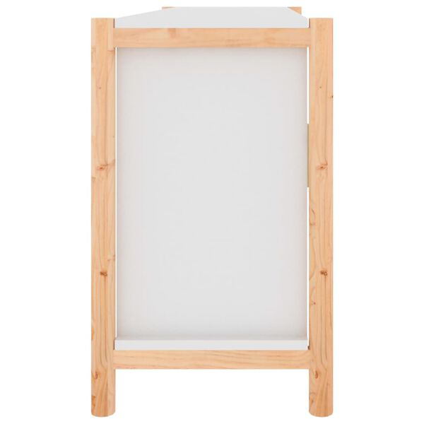 vidaXL Ντουλάπι Λευκό 107 x 38 x 60 εκ. από Επεξεργασμένο Ξύλο