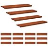 vidaXL &Sigma;&kappa;&alpha;&lambda;&omicron;&pi;ά&tau;&iota;&alpha; 16 &tau;&epsilon;&mu;. 120 x 30 x 2 cm &Kappa;&alpha;&phi;έ &Sigma;&tau;&epsilon;&rho;&epsilon;ό &xi;ύ&lambda;&omicron; &omicron;&xi;&iota;ά&sigmaf;