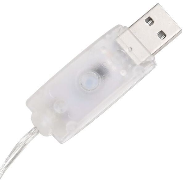 vidaXL Κώνος Διακοσμητικός Πυραμίδα LED Ακρυλικός Πολύχρωμος 90 εκ.