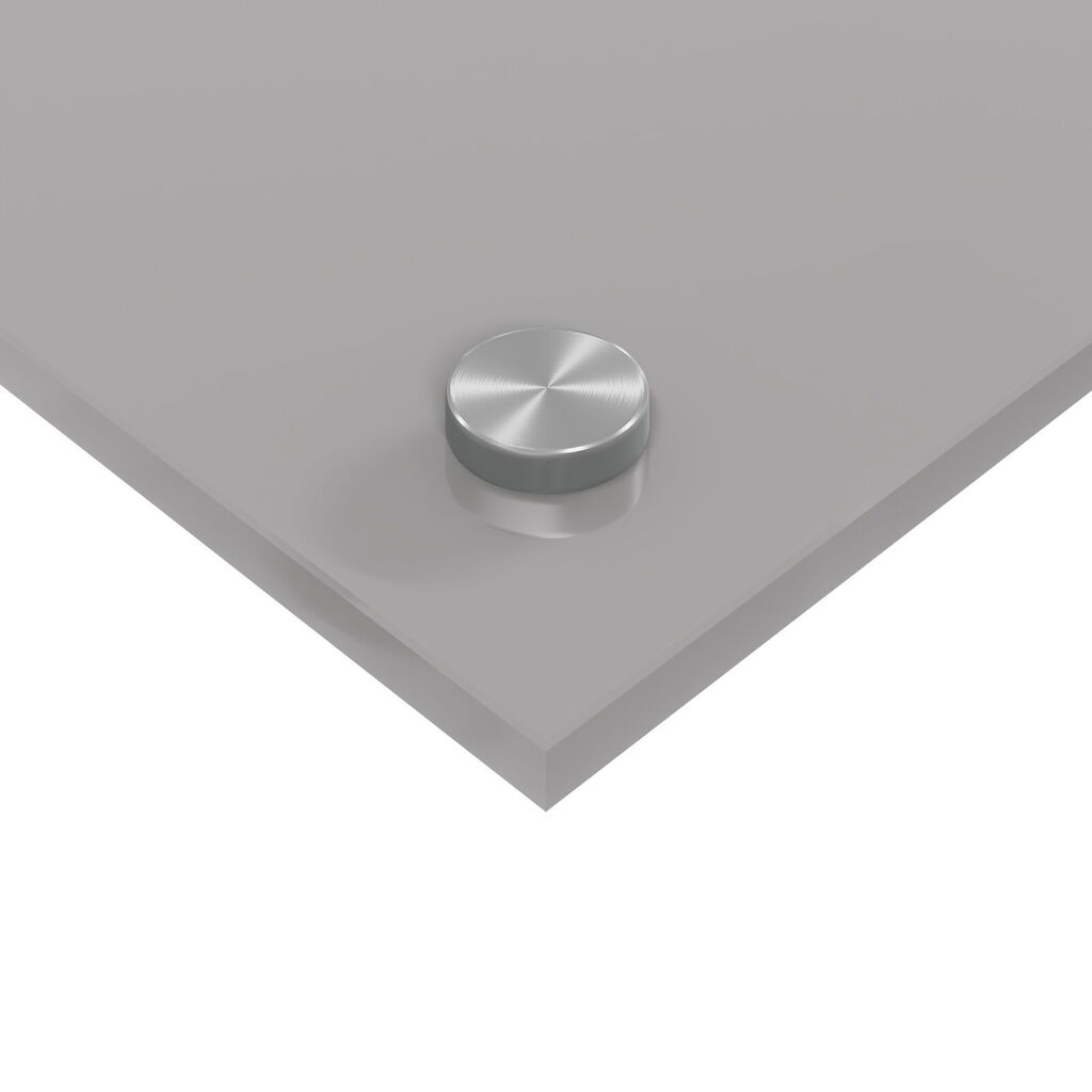 vidaXL Πλακάκι Κουζίνας Ανοιχτό Γκρι 100x40x0,6 εκ. Σκληρυμένο Γυαλί