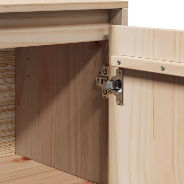 vidaXL Ντουλάπι 60 x 34 x 75 εκ. από Μασίφ Ξύλο Πεύκου