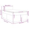 vidaXL &Kappa;&rho;&epsilon;&beta;ά&tau;&iota; Boxspring &mu;&epsilon; &Sigma;&tau;&rho;ώ&mu;&alpha; Taupe 120x190 &epsilon;&kappa;. &Upsilon;&phi;&alpha;&sigma;&mu;ά&tau;&iota;&nu;&omicron;