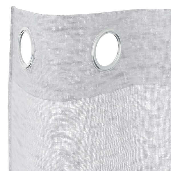 vidaXL Κουρτίνες 2 pcs Ανοιχτό γκρι 140 x 140 εκ. Πολυεστέρας