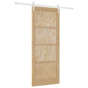 vidaXL &Sigma;&upsilon;&rho;ό&mu;&epsilon;&nu;&eta; &Pi;ό&rho;&tau;&alpha; ORKDAL 86 x 211 cm &Mu;&alpha;&sigma;ί&phi; &Xi;ύ&lambda;&omicron; &Pi;&epsilon;ύ&kappa;&omicron;&upsilon;
