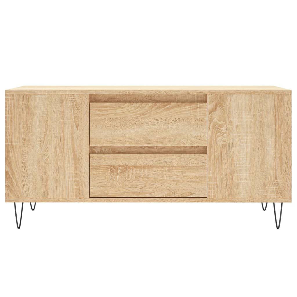 vidaXL Τραπεζάκι Σαλονιού Sonoma Δρυς 102x44,5x50 εκ. Επεξεργ. Ξύλο