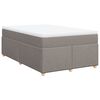 vidaXL &Kappa;&rho;&epsilon;&beta;ά&tau;&iota; Boxspring &mu;&epsilon; &Sigma;&tau;&rho;ώ&mu;&alpha; Taupe 120x190 &epsilon;&kappa;. &Upsilon;&phi;&alpha;&sigma;&mu;ά&tau;&iota;&nu;&omicron;