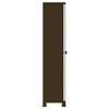 vidaXL Πλαστικό Ντουλάπι 68x39x171,5 εκ με Σχεδιασμό σε Στυλ Ρατάν