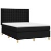 vidaXL &Kappa;&rho;&epsilon;&beta;ά&tau;&iota; Boxspring &mu;&epsilon; &Sigma;&tau;&rho;ώ&mu;&alpha; &Mu;&alpha;ύ&rho;&omicron; 140x200 &epsilon;&kappa;. &Upsilon;&phi;&alpha;&sigma;&mu;ά&tau;&iota;&nu;&omicron;