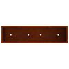 vidaXL &Upsilon;&psi;&omega;&mu;έ&nu;&eta; &Gamma;&lambda;ά&sigma;&tau;&rho;&alpha; &Kappa;ή&pi;&omicron;&upsilon; &Sigma;&kappa; rusty 100 x 26 x 82 &epsilon;&kappa;