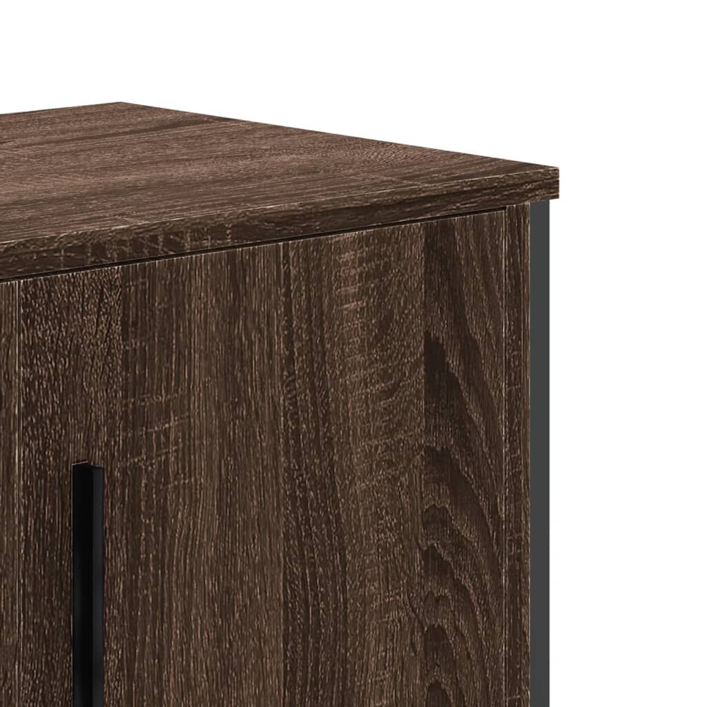 vidaXL Έπιπλο Τηλεόρασης Καφέ Δρυς 180x34x41 εκ. Επεξ. Ξύλο