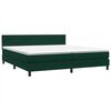 vidaXL Box Spring &kappa;&rho;&epsilon;&beta;ά&tau;&iota; &mu;&epsilon; &sigma;&tau;&rho;ώ&mu;&alpha; &sigma;&kappa;&omicron;ύ&rho;&omicron; &pi;&rho;ά&sigma;&iota;&nu;&omicron; 180x220cm &Beta;&epsilon;&lambda;&omicron;ύ&delta;&iota;&nu;&omicron;