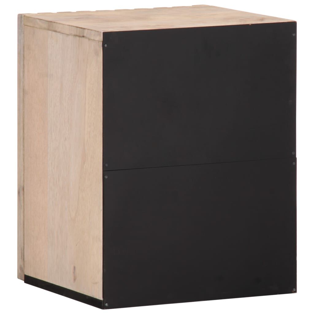 vidaXL Ντουλάπι Μπάνιου Επιτοίχιο 38x34x48 εκ. από Μασίφ Ξύλο Μάνγκο