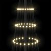 vidaXL LED Χριστουγεννιάτικο Δέντρο Θερμό λευκό 71 x 71 x 184.5 εκ