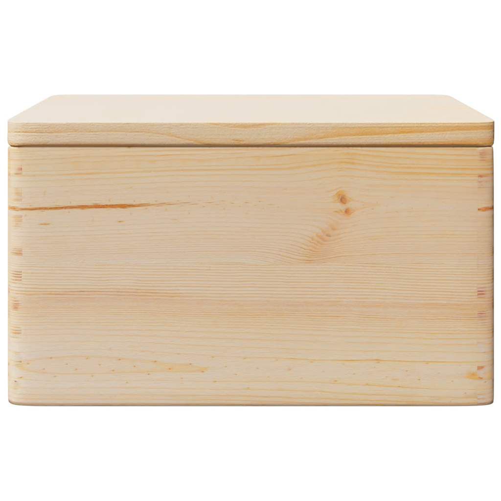 vidaXL Ξύλινο κουτί με καπάκι 40x30x23 cm από μασίφ ξύλο πεύκο