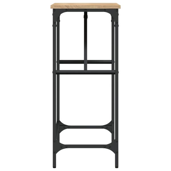 vidaXL Τραπέζι Κονσόλα Sonoma Δρυς 75x32x75 εκ. Επεξεργασμένο Ξύλο