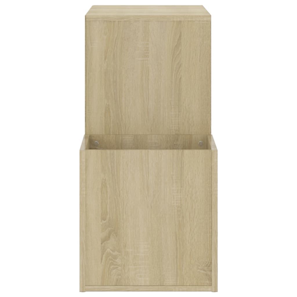 vidaXL Παπουτσοθήκη Χολ Sonoma Δρυς 105 x 35,5 x 70 εκ από Επεξ. Ξύλο