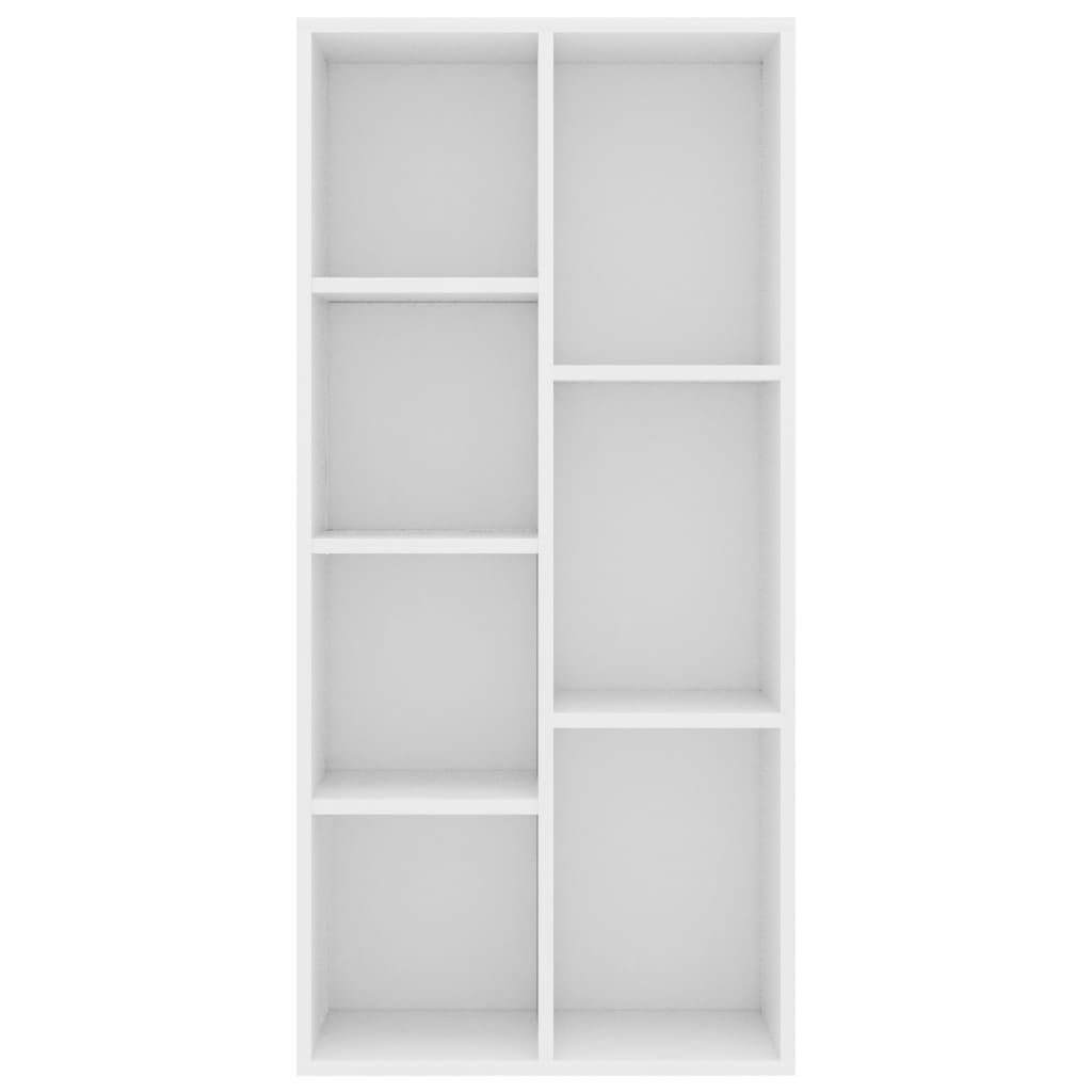 vidaXL Βιβλιοθήκη Λευκή 50 x 25 x 106 εκ. από Επεξ. Ξύλο