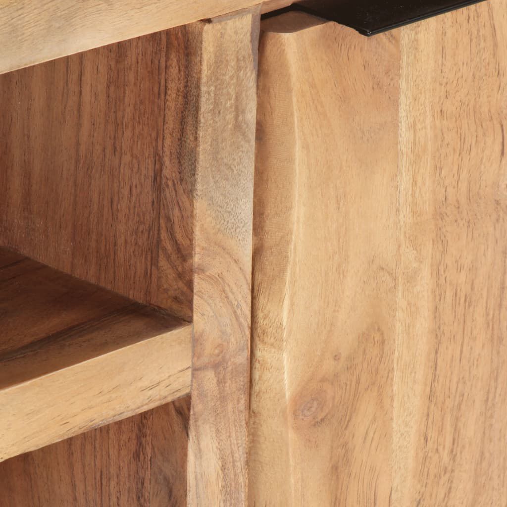 vidaXL Έπιπλο Τηλεόρασης Live Edge 120x30x42 εκ. Μασίφ Ξύλο Ακακίας