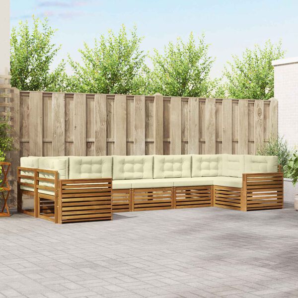 vidaXL &Sigma;&epsilon;&iota;&rho;ά &Kappa;&alpha;&nu;&alpha;&pi;έ &Epsilon;&xi;&omega;&tau;&epsilon;&rho;&iota;&kappa;&omicron;ύ &mu;&epsilon; &mu;&alpha;&xi;&iota;&lambda;ά&rho;&iota; 7 pcs &Phi;&upsilon;&sigma;&iota;&kappa;ό &kappa;&alpha;&iota; &Kappa;&rho;έ&mu;&alpha;