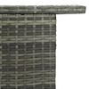 vidaXL Τραπέζι Μπαρ Κήπου Γκρι 120 x 55 x 110 εκ. από Συνθετικό Ρατάν