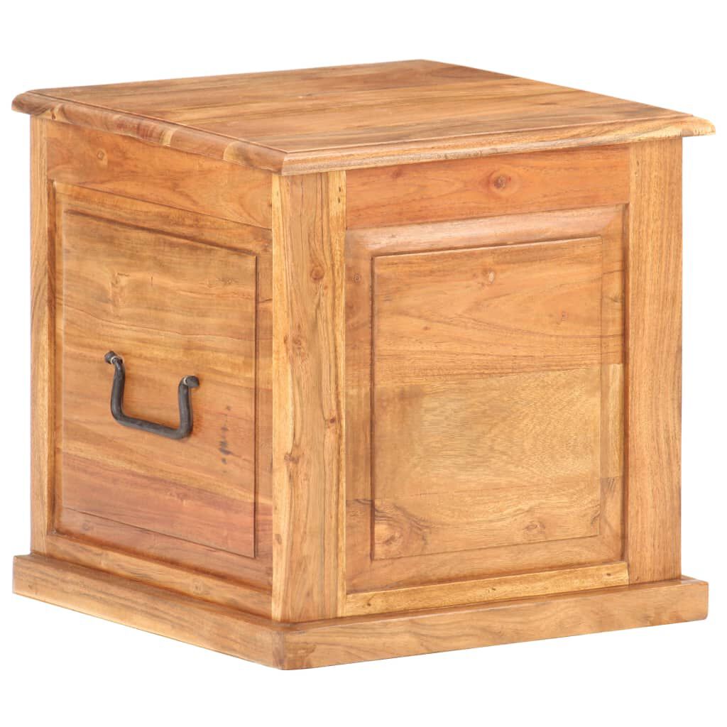 vidaXL Μπαούλο 40 x 40 x 40 εκ. από Μασίφ Ξύλο Ακακίας