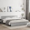 vidaXL Πλαίσιο Κρεβατιού με Κεφαλάρι Γκρι Sonoma 160x200 εκ.